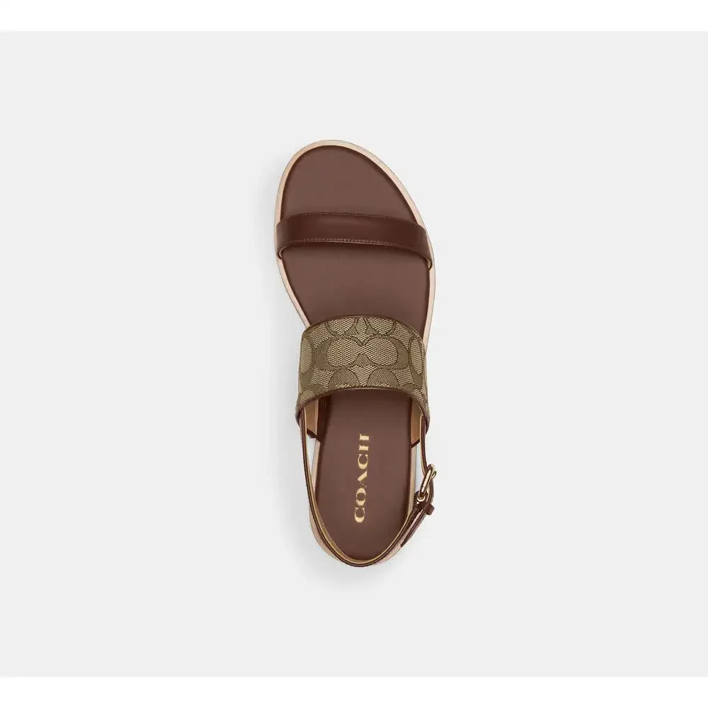 Harley Sandal In Signature Jacquard